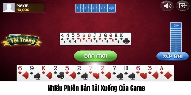 Tùy chọn phiên bản chơi Tiến Lên Miền Nam offline